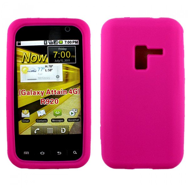 Wholesale Samsung Attain 4G R920 Silicone Soft Case (PInk)